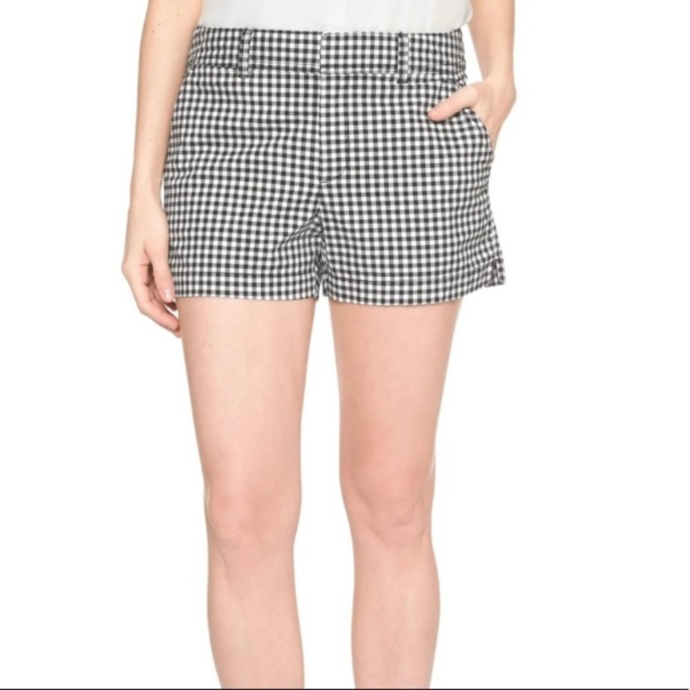 NWT Zac & Rachel Black & White Gingham Shorts 2